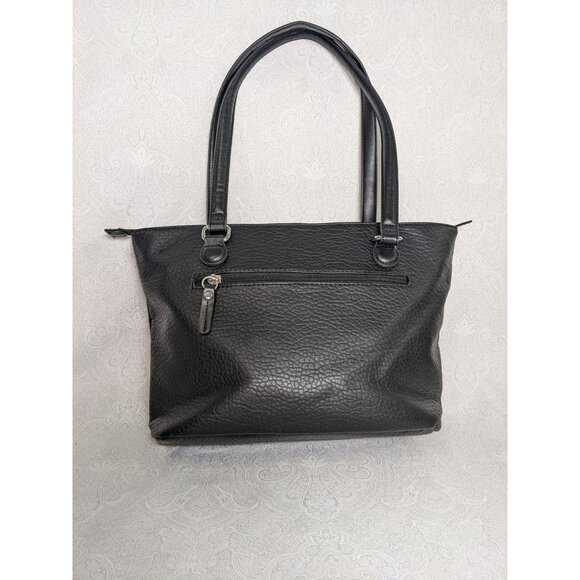 GIANI BERNINI pebbled faux-leather women's tote bag -Black NEW! - Picture 3 of 10